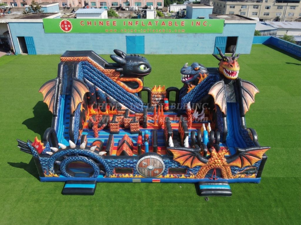 T6-6912 How To Train Your Dragon Theme Inflatable Amusement