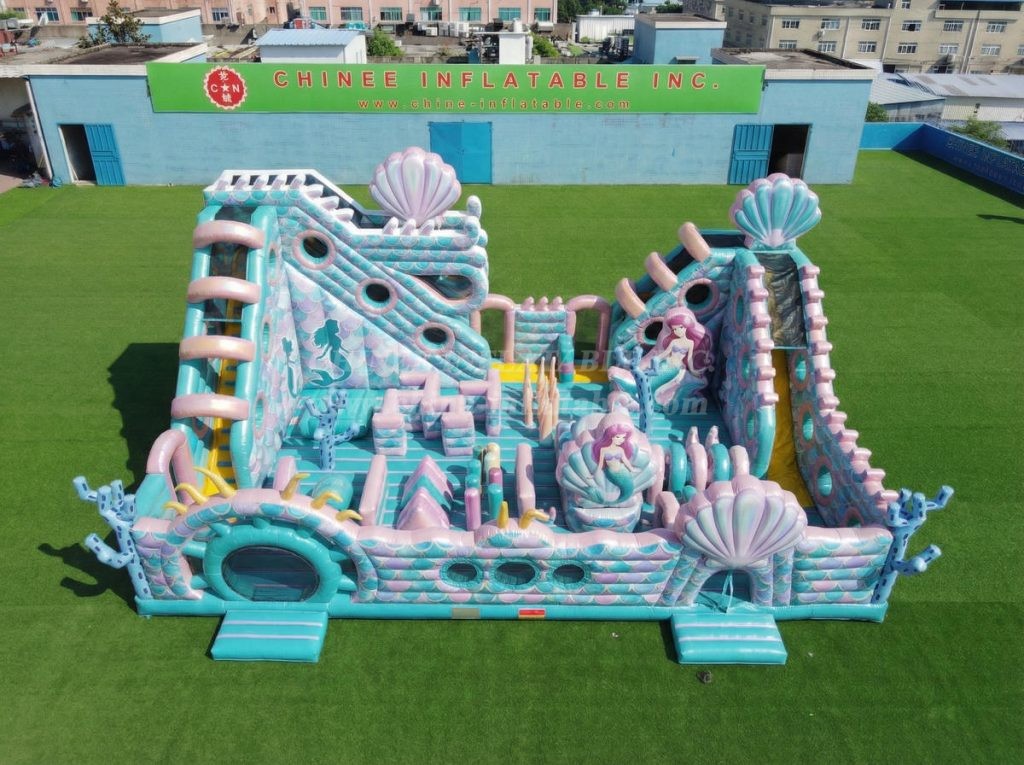 T6-6920 Mermaid Theme Inflatable Amusement
