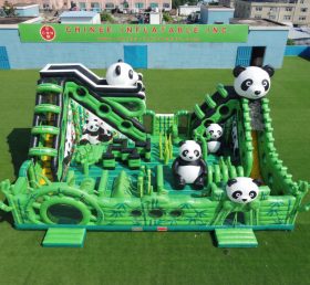 T6-6928 Panda Theme Inflatable Amusement