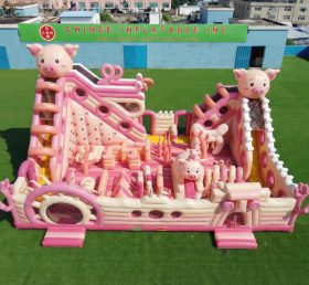 T6-6930 Pig Theme Inflatable Amusement
