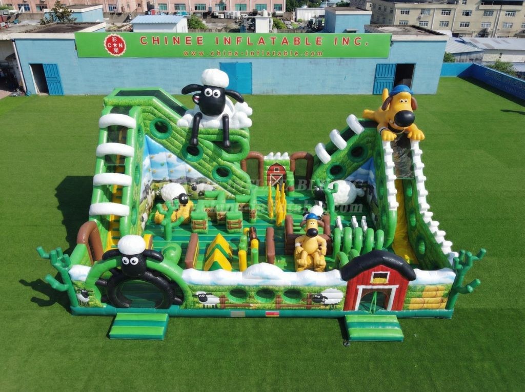 T6-6937 Shaun The Sheep Theme Inflatable Amusement