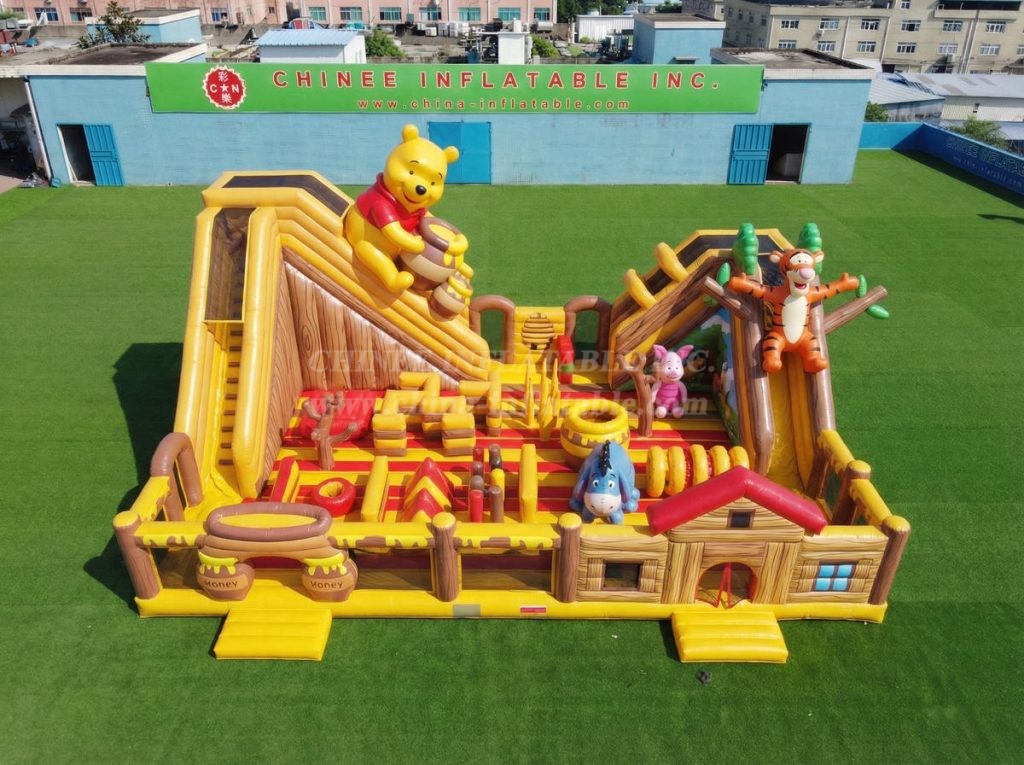 T6-6956 Winnie The Pooh Theme Inflatable Amusement