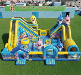 T6-6962 Baby Shark Theme Inflatable Amusement