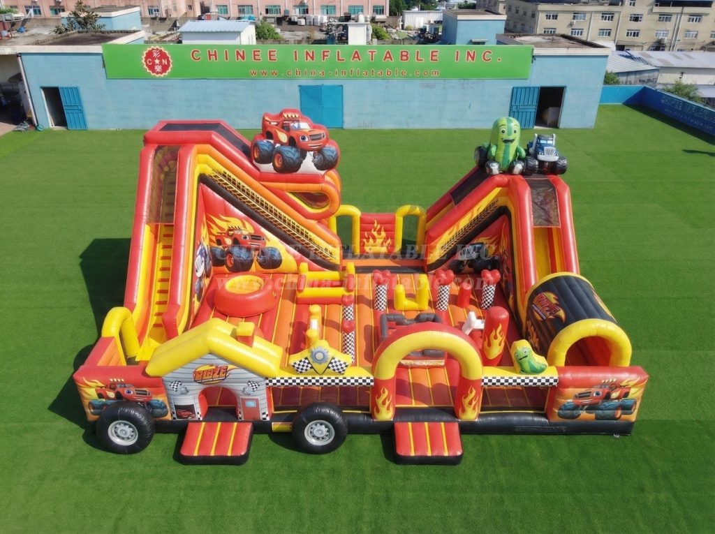 T6-6967 Blaze Monster Theme Inflatable Amusement