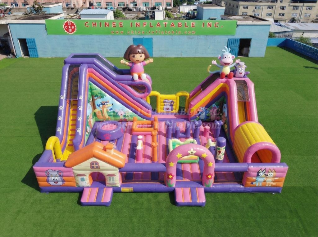 T6-6978 Dora Theme Inflatable Amusement