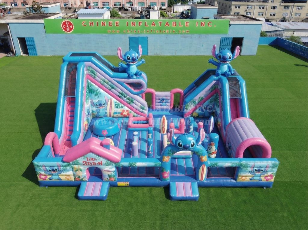 T6-6989 Lilo & Stitch Theme Inflatable Amusement