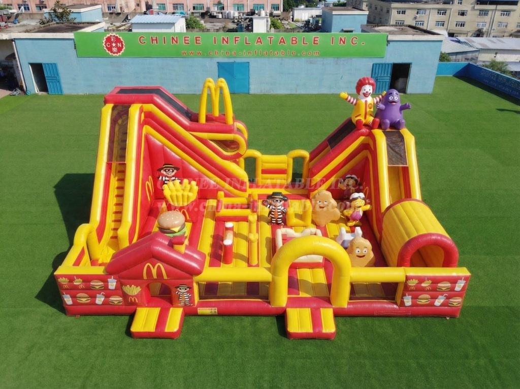 T6-6993 McDonald Theme Inflatable Amusement