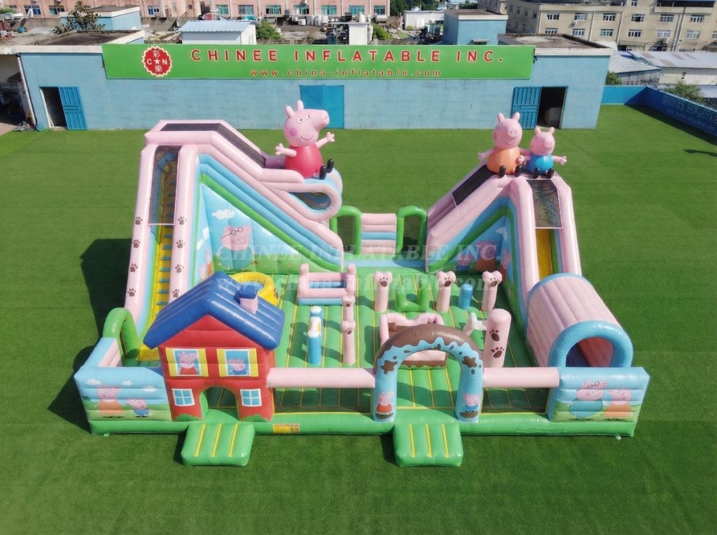 T6-7005 Peppa Pig Theme Inflatable Amusement