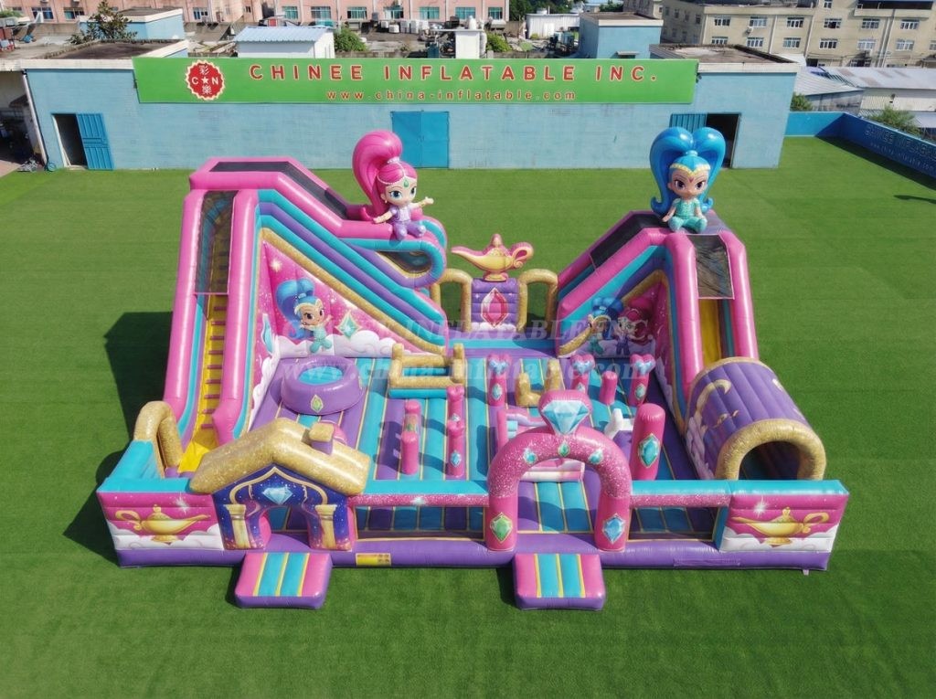 T6-7016 Shimmer & Shine Theme Inflatable Amusement