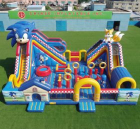 T6-7019 Sonic Theme Inflatable Amusement