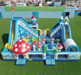T6-7032 The Smurfs Theme Inflatable Amusement