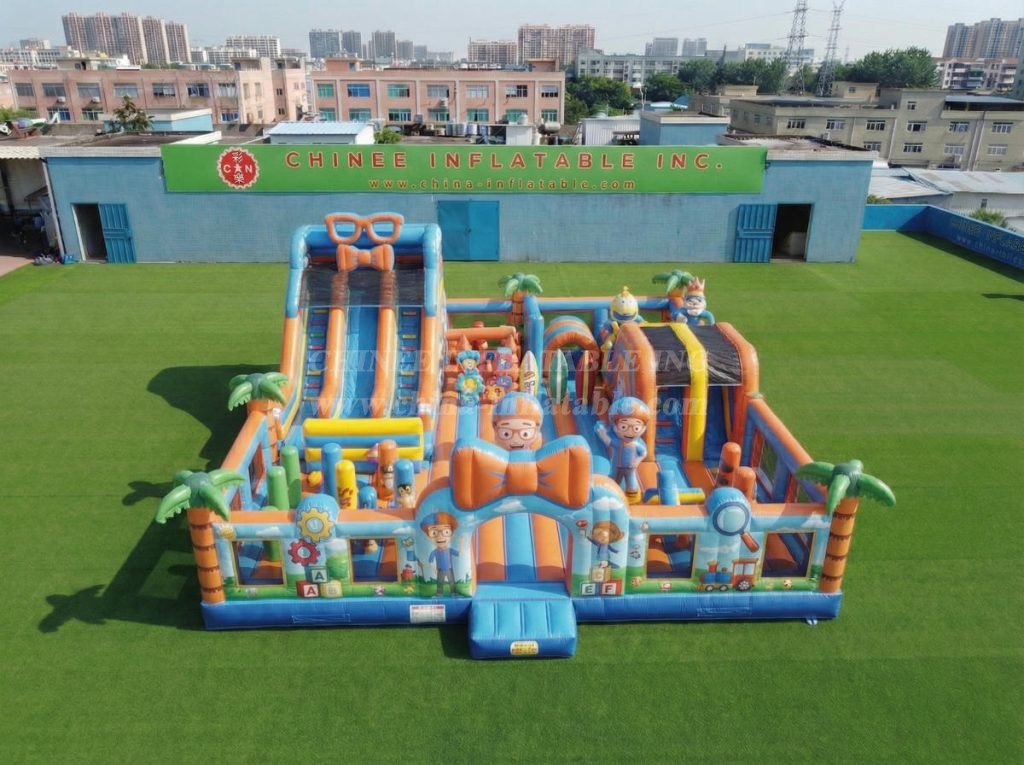 T6-7052 Blippi Wonders Theme Inflatable Amusement