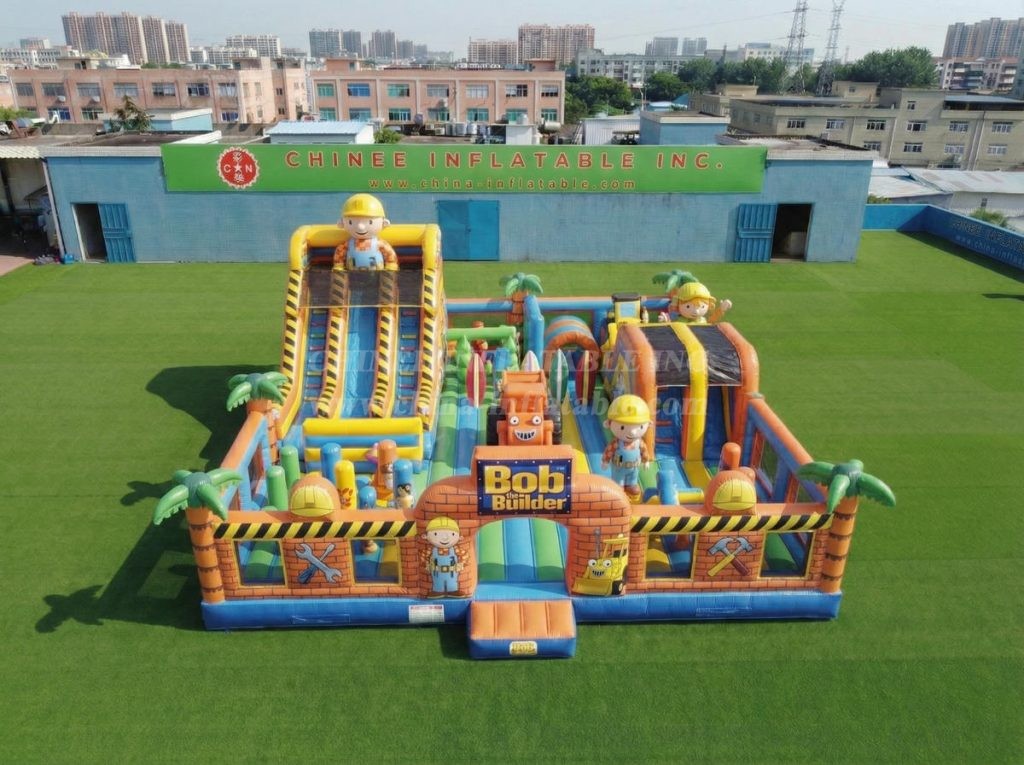 T6-7054 Bob The Builder Theme Inflatable Amusement