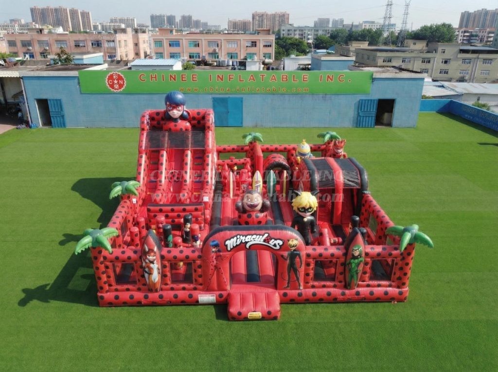 T6-7092 Miraculous Ladybug Theme Inflatable Amusement
