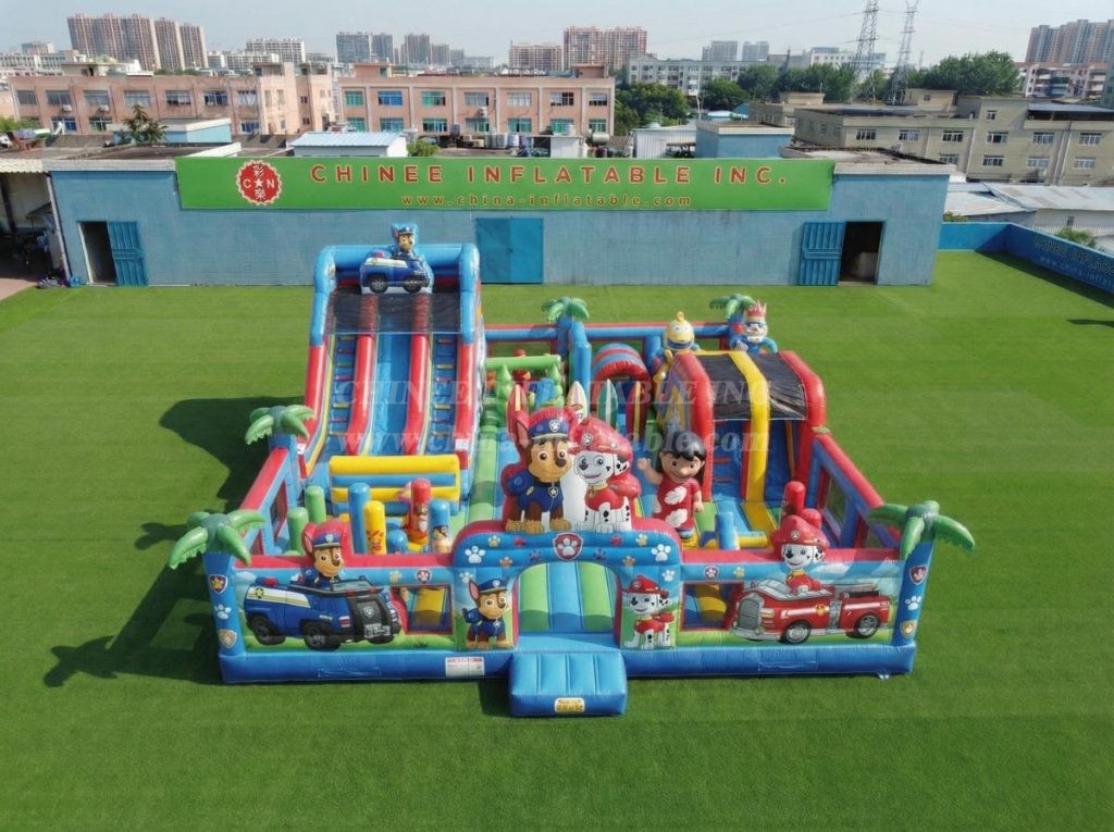 T6-7102 Paw Patrol Theme Inflatable Amusement