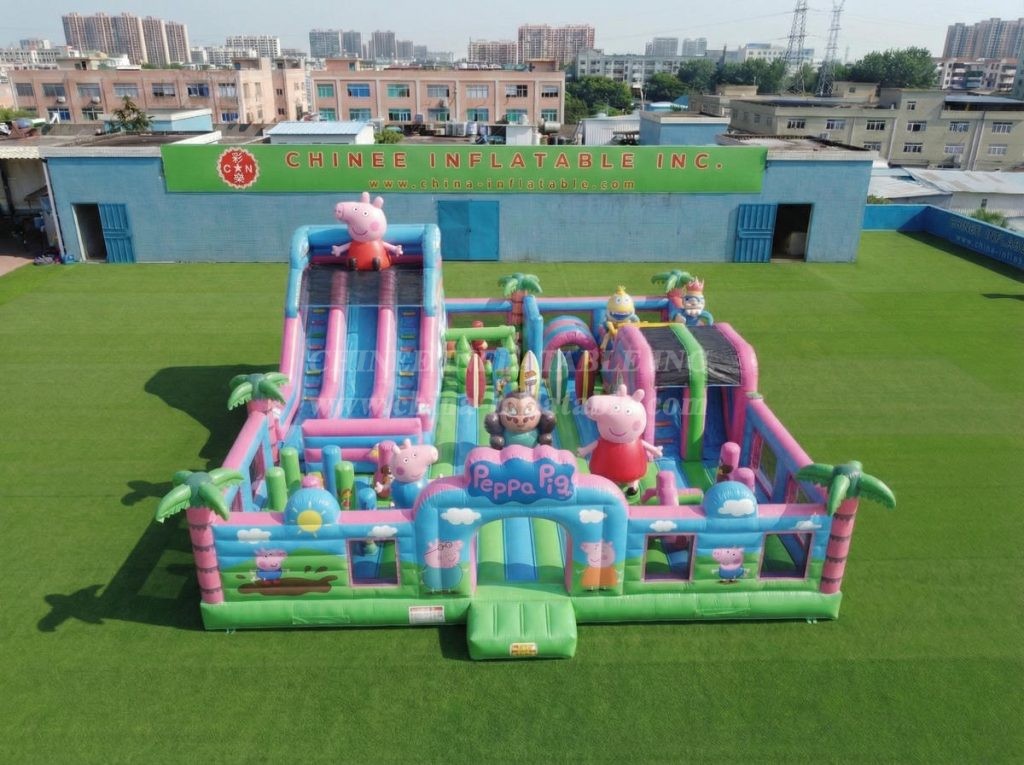 T6-7104 Peppa Pig Theme Inflatable Amusement