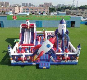 T6-7113 Rocket Theme Inflatable Amusement