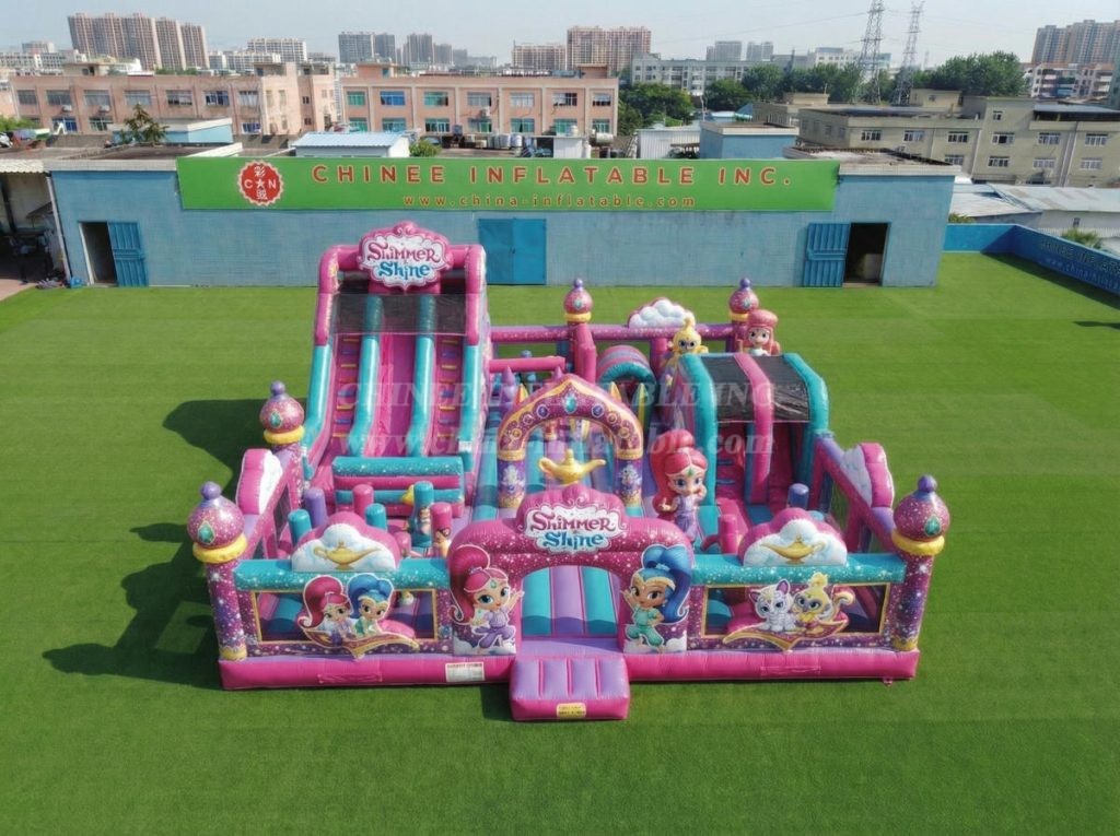 T6-7118 Shimmer & Shine Theme Inflatable Amusement
