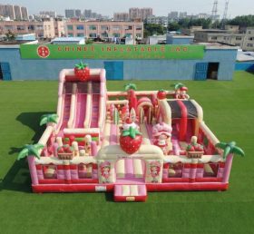 T6-7125 Strawberry Shortcake Theme Inflatable Amusement