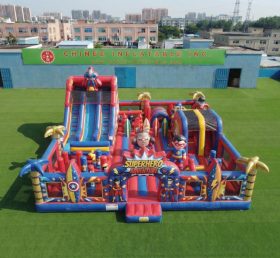 T6-7126 Superhero Theme Inflatable Amusement
