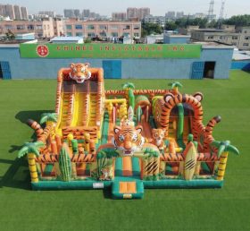 T6-7139 Tiger Theme Inflatable Amusement