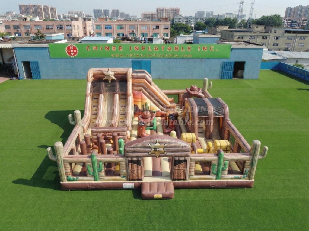 T6-7147 Wild West Theme Inflatable Amusement
