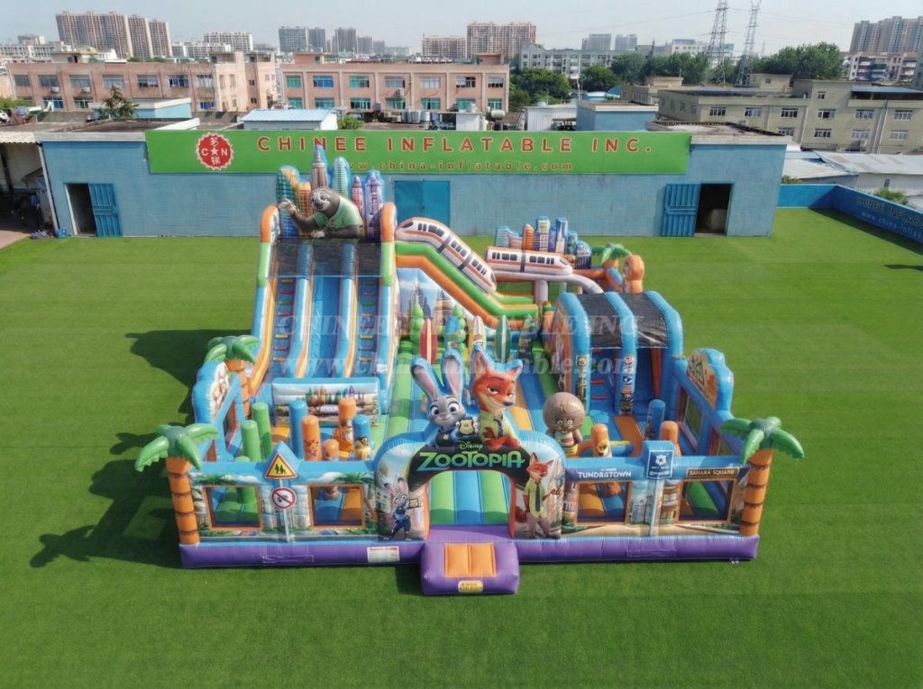 T6-7150 Zootopia Theme Inflatable Amusement