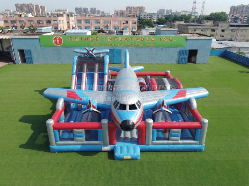 T6-7151 Airplane Theme Inflatable Amusement