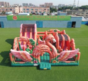 T6-7173 Flamingo Theme Inflatable Amusement