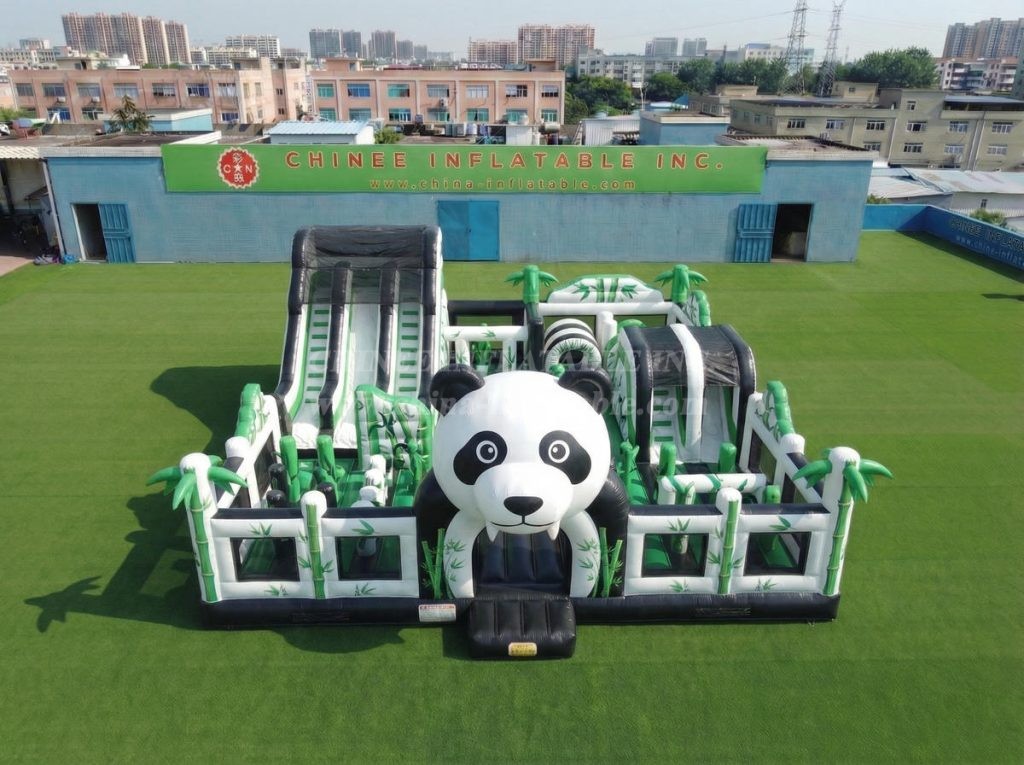 T6-7200 Panda Theme Inflatable Amusement