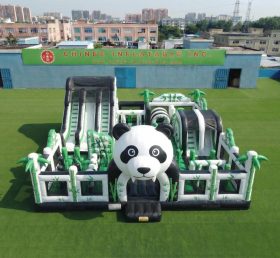 T6-7200 Panda Theme Inflatable Amusement