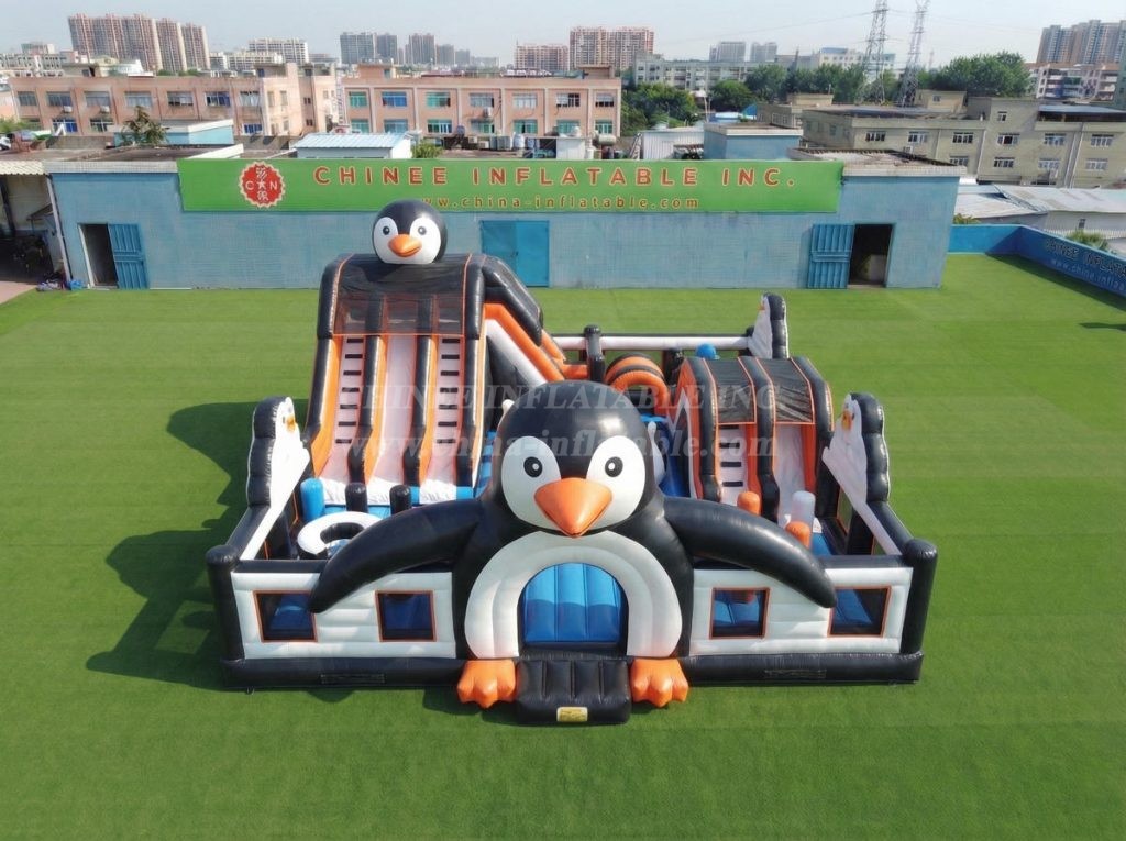 T6-7204 Penguin Theme Inflatable Amusement