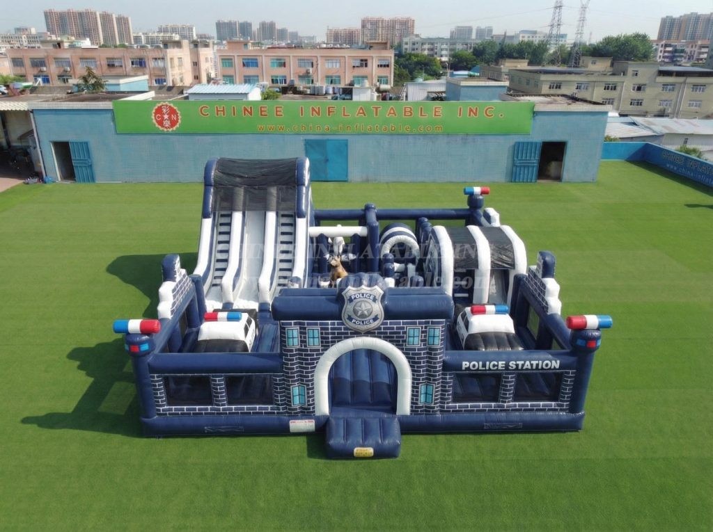 T6-7209 Police Station Theme Inflatable Amusement