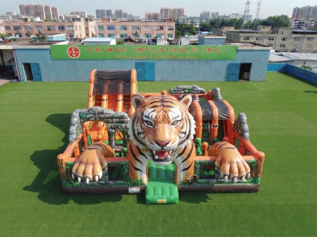 T6-7229 Tiger Theme Inflatable Amusement
