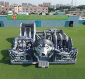 T6-7240 Wolf Theme Inflatable Amusement