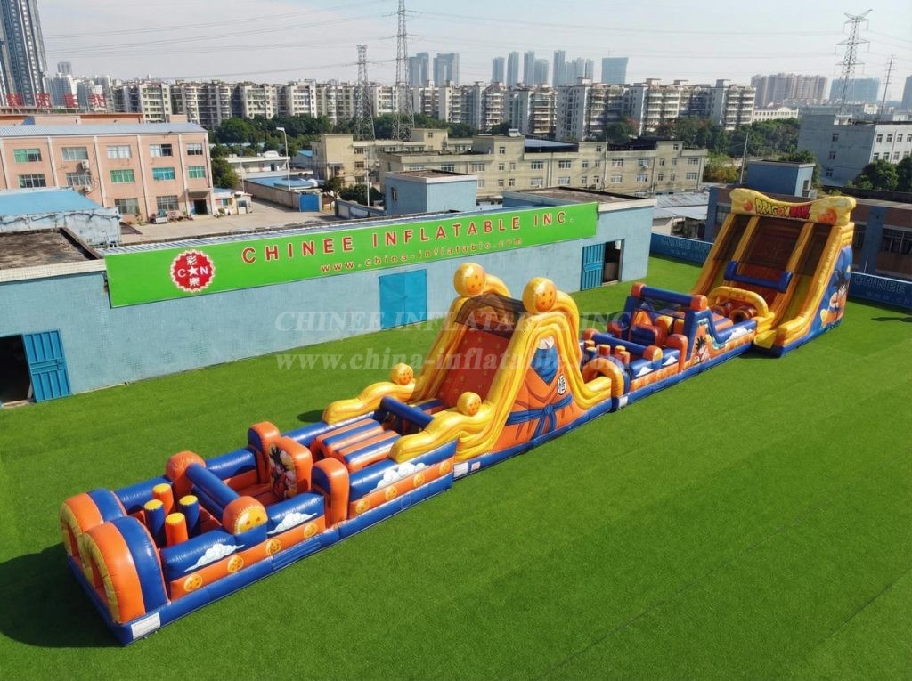 T7-4541 Dragon Ball Theme Infltable Obstacle Courses