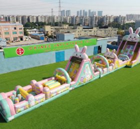 T7-4544 Easter Theme Infltable Obstacle Courses