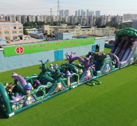 T7-4577 Magic Forest Theme Infltable Obstacle Courses