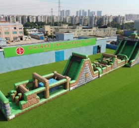 T7-4583 Minecraft Theme Infltable Obstacle Courses