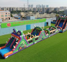 T7-4589 Monster Theme Infltable Obstacle Courses