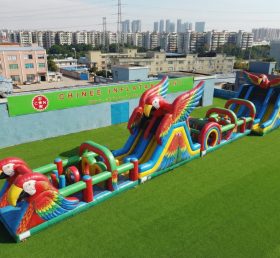 T7-4600 Parrot Theme Infltable Obstacle Courses