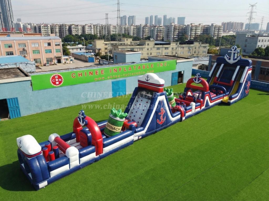 T7-4612 Popeye Theme Infltable Obstacle Courses