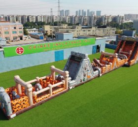 T7-4642 The Flintstones Theme Infltable Obstacle Courses