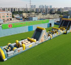 T7-4655 Tom And Jerry Theme Infltable Obstacle Courses