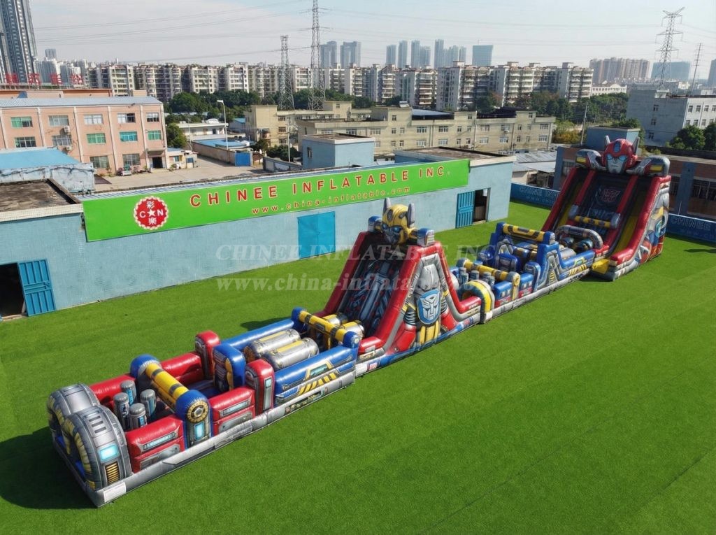 T7-4659 Transformers Theme Infltable Obstacle Courses