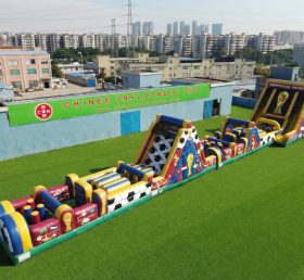 T7-4671 World Cup Theme Infltable Obstacle Courses