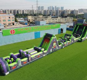 T7-4673 Zombie Theme Infltable Obstacle Courses
