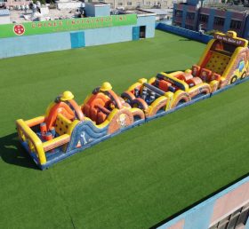 T7-4691 Bob The Builder Theme Inflatable Obstacle Courses
