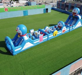 T7-4714 Doraemon Theme Inflatable Obstacle Courses
