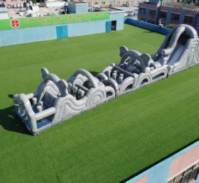 T7-4722 Elephant Theme Inflatable Obstacle Courses